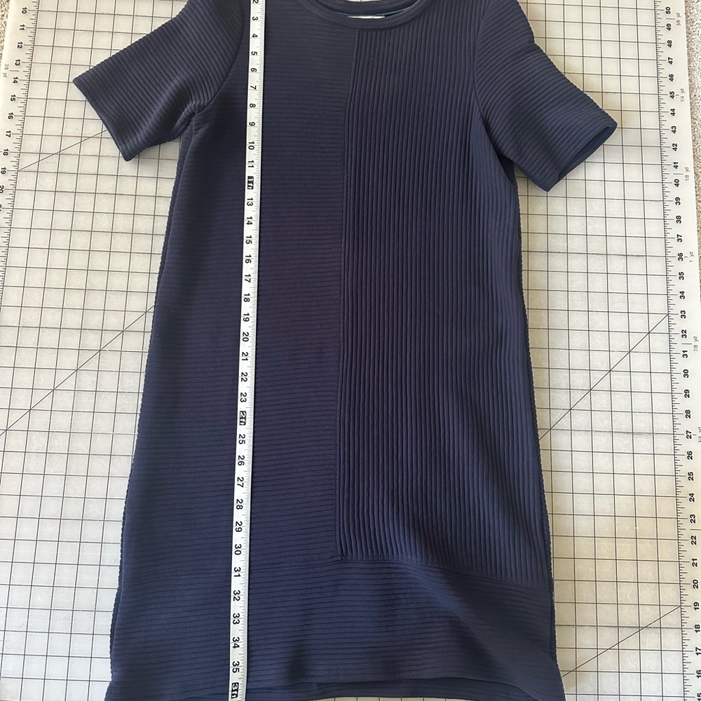 Boden Navy Blue Ribbed Dress